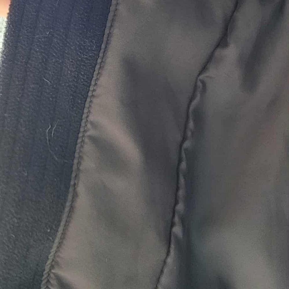 Banana Republic Men’s Puffer Bomber Jacket L Brown Water Resistant Sherpa Collar - Picture 10 of 16